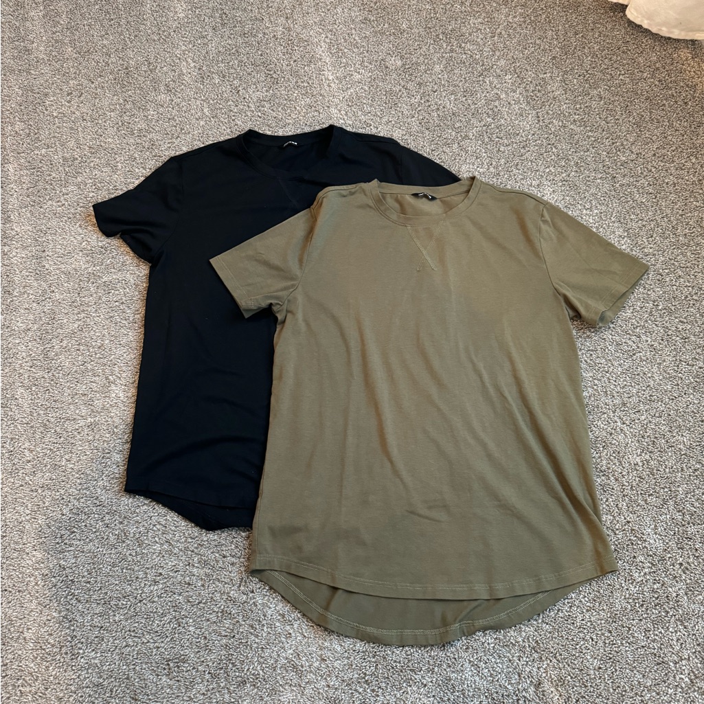 Jmierr Mens Cotton Crewneck Short Sleeves